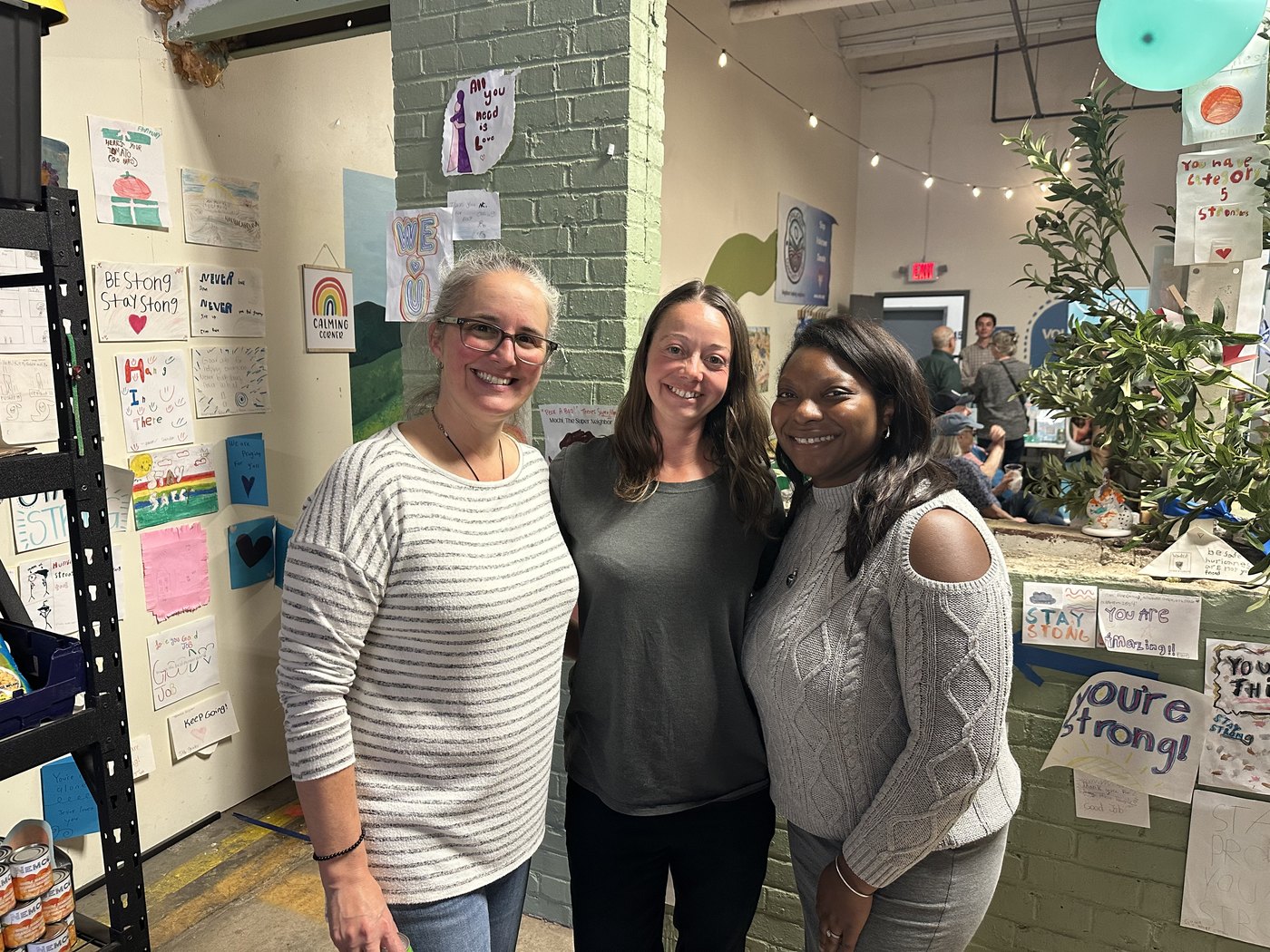 Vivian, Vessa, and Jameka at Appalachian Community Relief